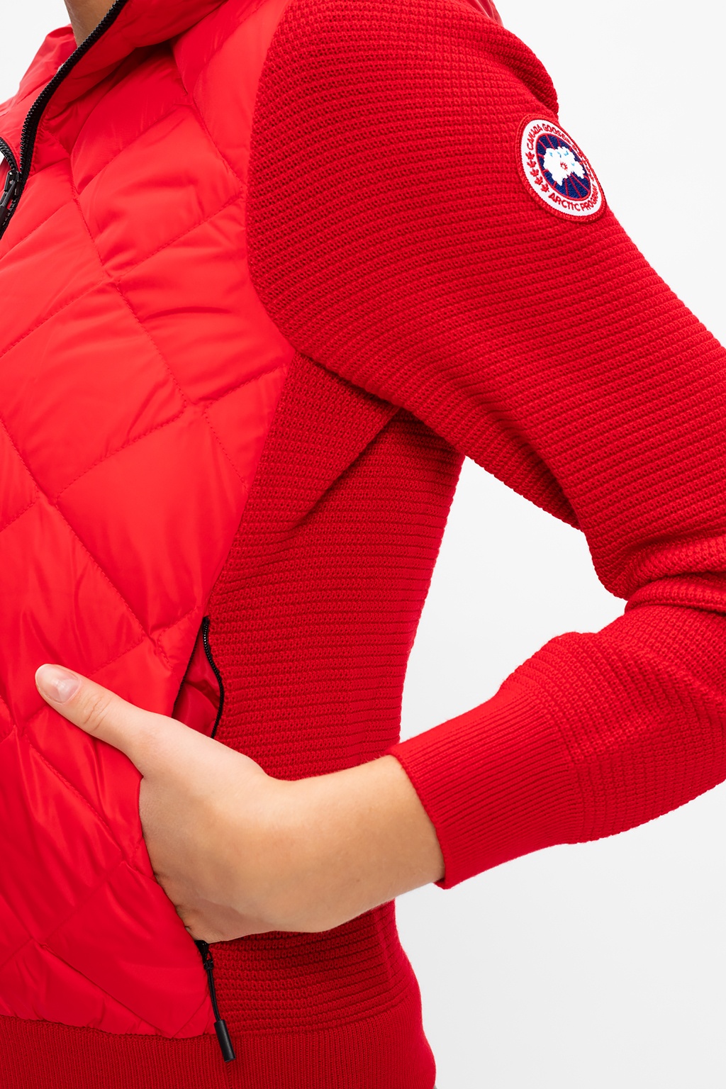 Canada Goose ‘Hybridge’ down front capuche hoodie